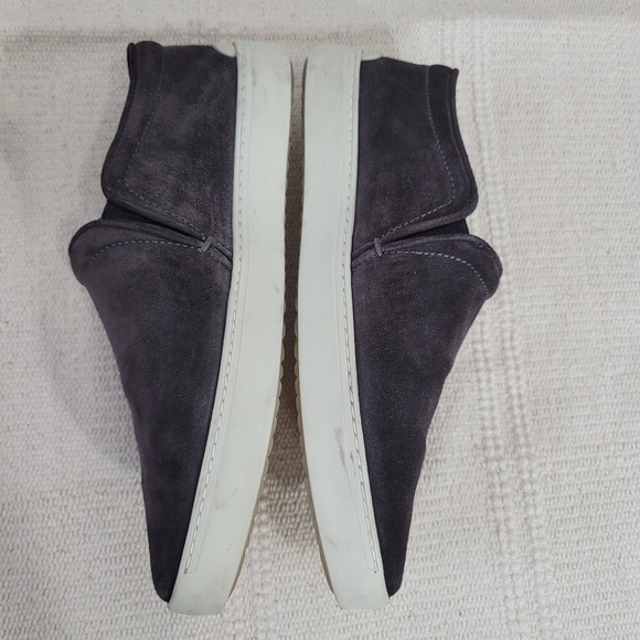 Rag & Bone Kent Italian calf suede slip on sneakers size 10 charcoal gray - Picture 5 of 11